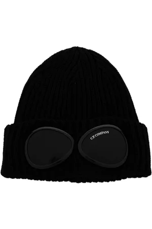 C.P. Company Hombre Gorros - Gorro tejido de canalé con detalle de lentes