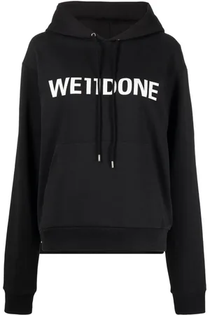 We11 Done Hoodie con logo estampado