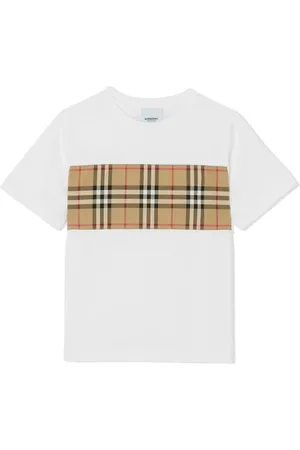 Burberry Playera con panel Vintage Check