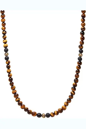 Nialaya Collar con cuentas de ojo de tigre
