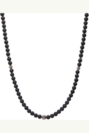 Nialaya Collar con cuentas de ónix