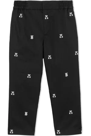 Burberry Pantalones rectos Thomas Bear bordado