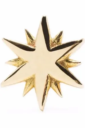 DJULA Arete Solo Bar en oro amarillo de 18kt con diamantes