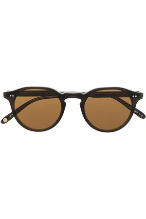 GARRETT LEIGHT Lentes de sol con armazón redonda