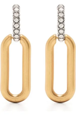 Tory Burch Arracadas con detalles de cristal