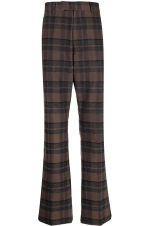 AMIRI Pantalones de vestir con motivo de cuadros