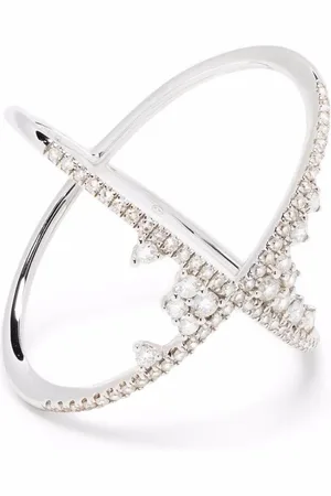 DJULA Anillo Fairy Tale X en oro blanco de 18kt con diamantes