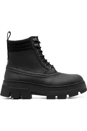 Calvin Klein Botas Chelsea estilo militar con agujetas