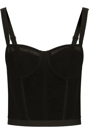 Dolce & Gabbana Top estilo corset drapeado