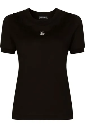 Dolce & Gabbana Playera con ribete de encaje