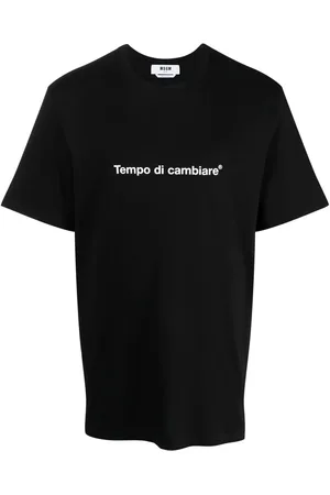 Msgm Playera con eslogan estampado