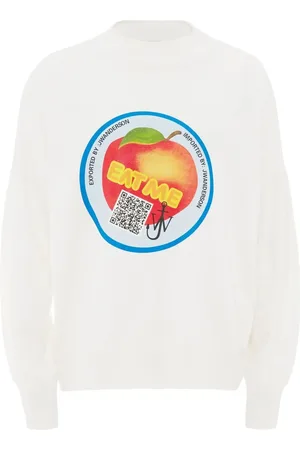 J.W.Anderson Suéter tejido con estampado Eat Me
