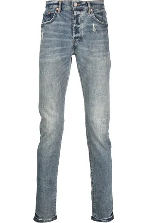 Purple Brand Jeans slim con efecto lavado