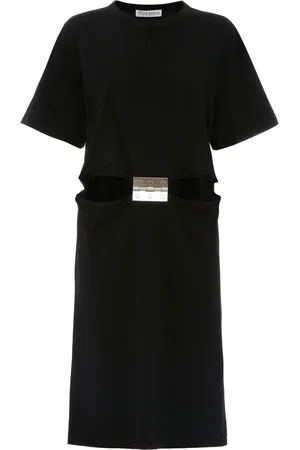 J.W.Anderson Vestido midi estilo playera con detalle de bisagra