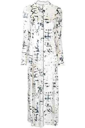 3.1 Phillip Lim Vestido largo con efecto de terciopelo