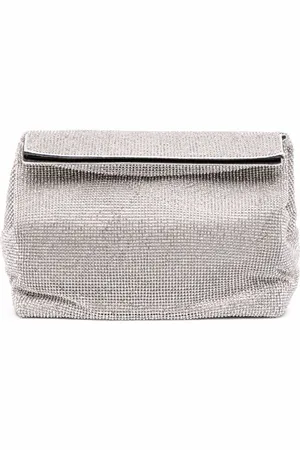KARA Bolsa de mano de malla con cristales