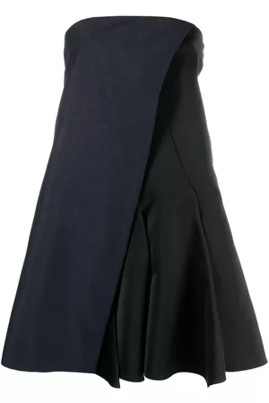 Dior Vestido strapless con paneles 2010
