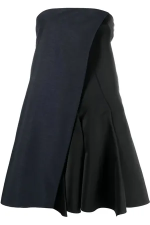 Dior Vestido strapless con paneles 2010