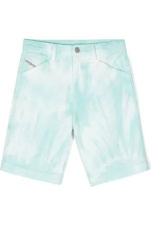 Diesel Shorts náuticos con motivo tie dye