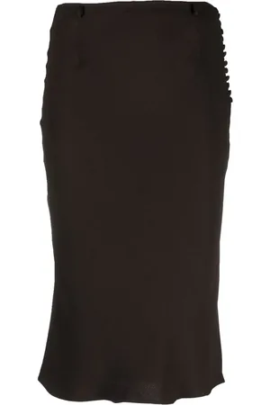 Dior Falda ajustada con dobladillo acampanado 1990