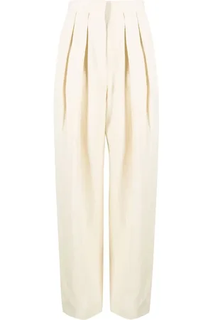 Stella McCartney Pantalones con pinzas y tiro alto