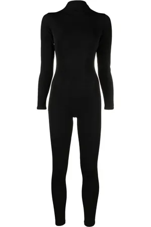 Atu Body Couture Jumpsuit manga larga
