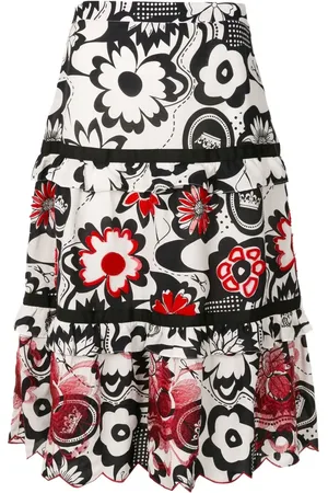 AMIR SLAMA Falda con estampado floral
