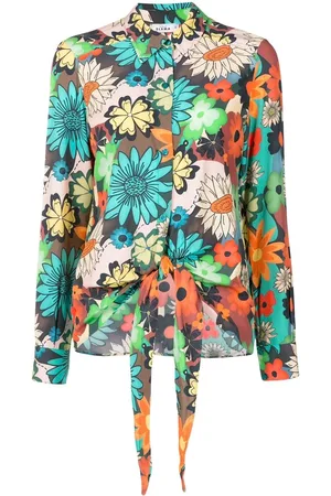 AMIR SLAMA Camisa con estampado floral