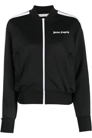 Palm Angels Chamarra deportiva con logo estampado