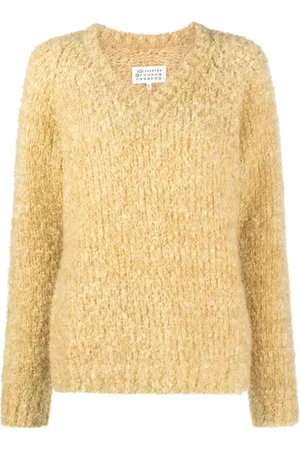 Maison Margiela Suéter tejido con cuello en V