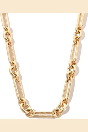 Lauren Rubinski Collar de cadena mixta en oro amarillo de 14kt