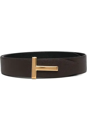 Tom Ford Cinturón reversible con logo T