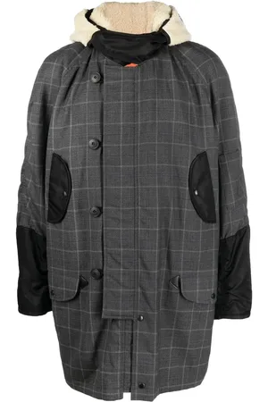JUNYA WATANABE Abrigo con diseño patchwork
