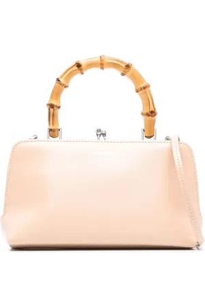 Jil Sander Tote Goji con asa de bambú