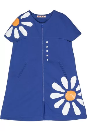 Marni Vestido recto con margaritas estampadas