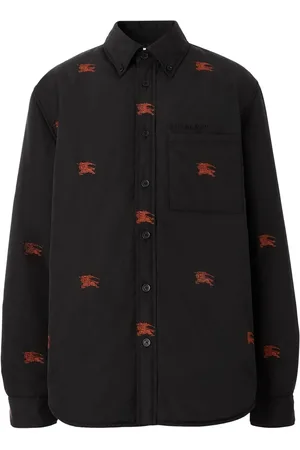 Burberry Sobrecamisa capitonada bordada