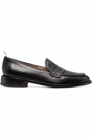 Thom Browne Mocasines penny con etiqueta RWB