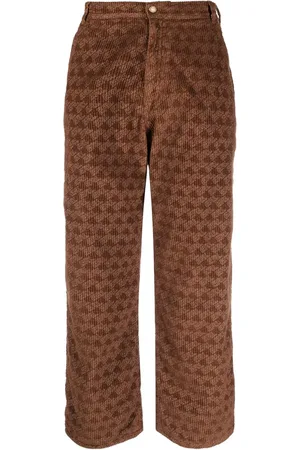 ERL Pantalones con logo estampado