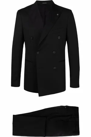 TAGLIATORE Traje ajustado con doble botonadura