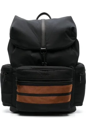 Ermenegildo Zegna Mochila con ribete de rayas
