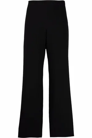 Emporio Armani Pantalones anchos con tiro alto