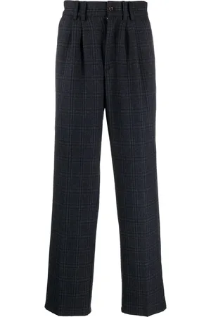 Rassvet Pantalones rectos con cuadros estampados