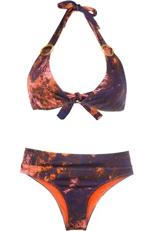 Brigitte Bikini con cuello halter y detalle