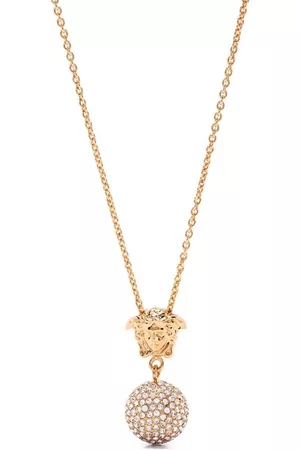 VERSACE Collar Medusa con detalle de cristal
