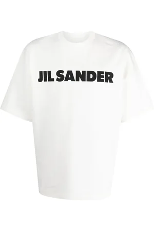 Jil Sander Playera con logo estampado