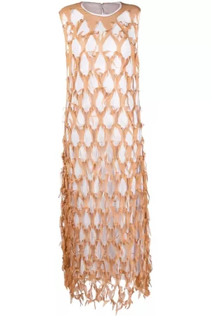Maison Margiela Vestido con detalle de aberturas