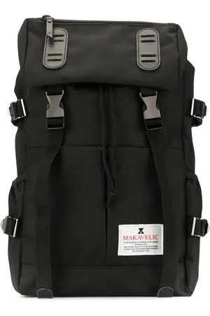Makavelic Mochila dos tiras con hebillas y logo
