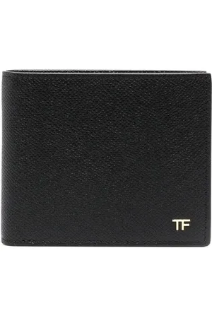 Tom Ford Cartera plegable con placa del logo