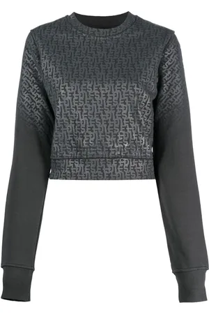 Diesel Sudadera con monograma estampado
