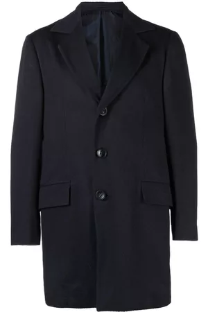 Kiton Abrigo de cachemira con botones